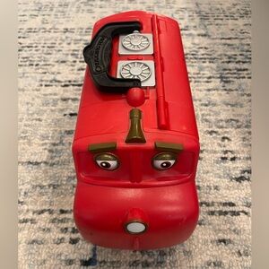 Chuggington Red Train Carry Case Kids Vehicles Toy Slots